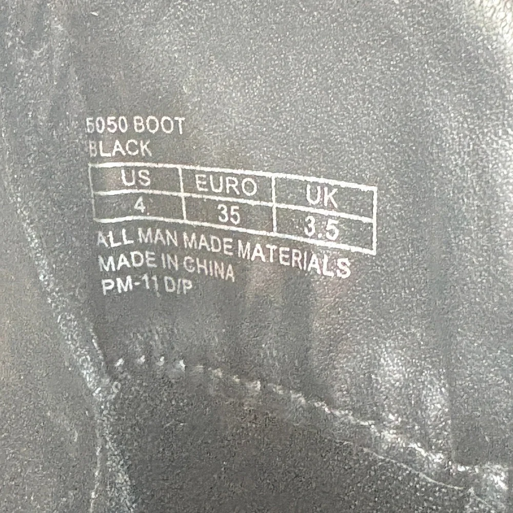 Stuart Weitzman 5050‎ Boot Kids Size 4 Black Good Tall Knee High Stretch Zip